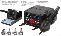STACJA LUTOWNICZA CYFROWA 75W, HOT AIR, WYŚWIETLACZ